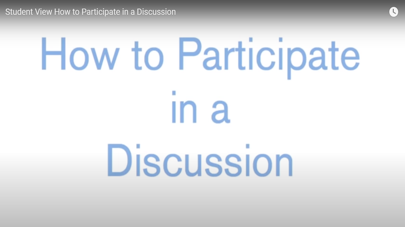 How to Participate in a Discussion on Schoology