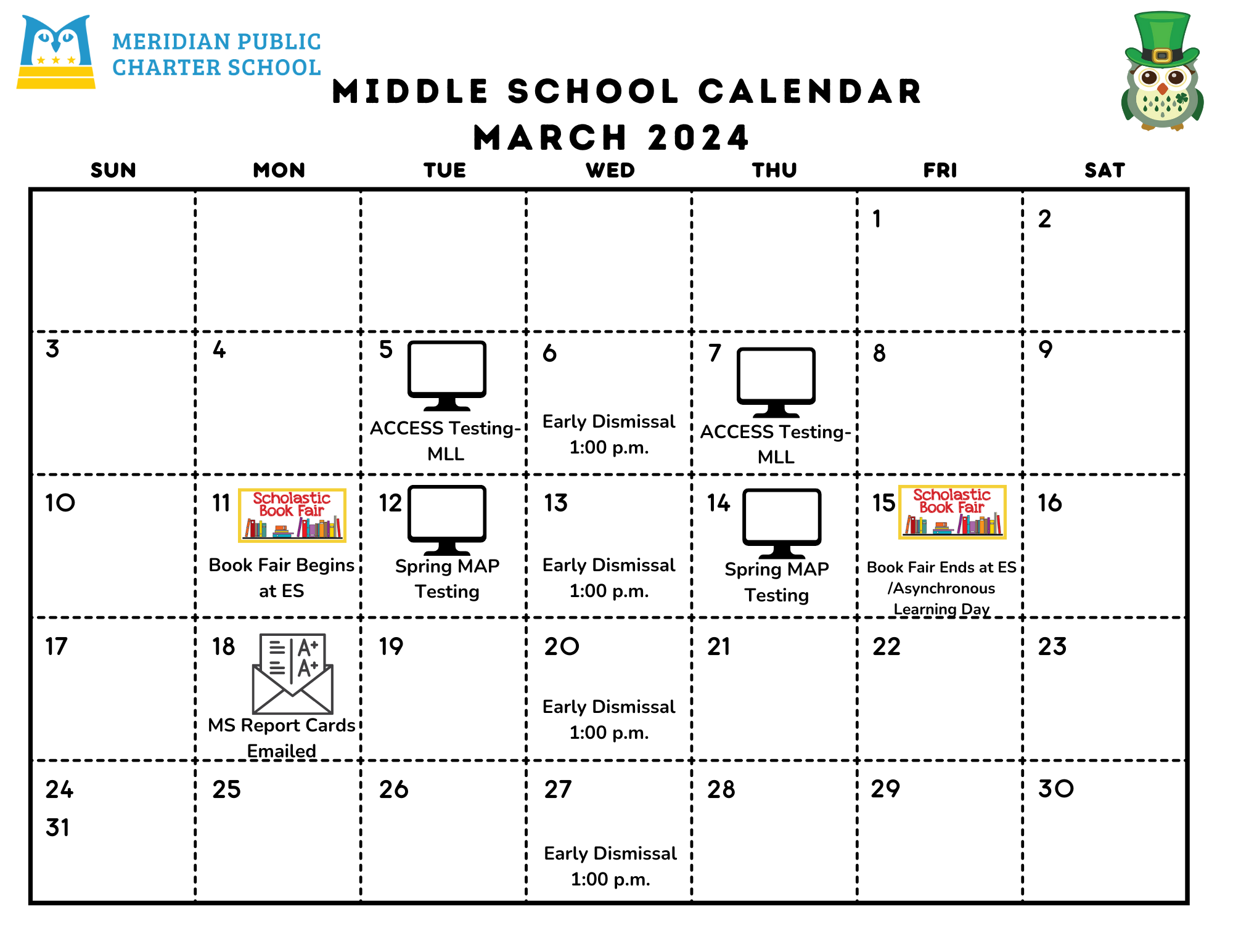 Calendar — Meridian Public Charter School
