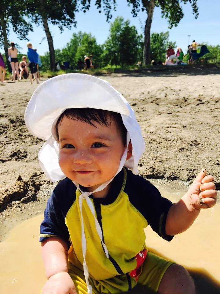 A totally unexpected beach in the middle of Calgary. 