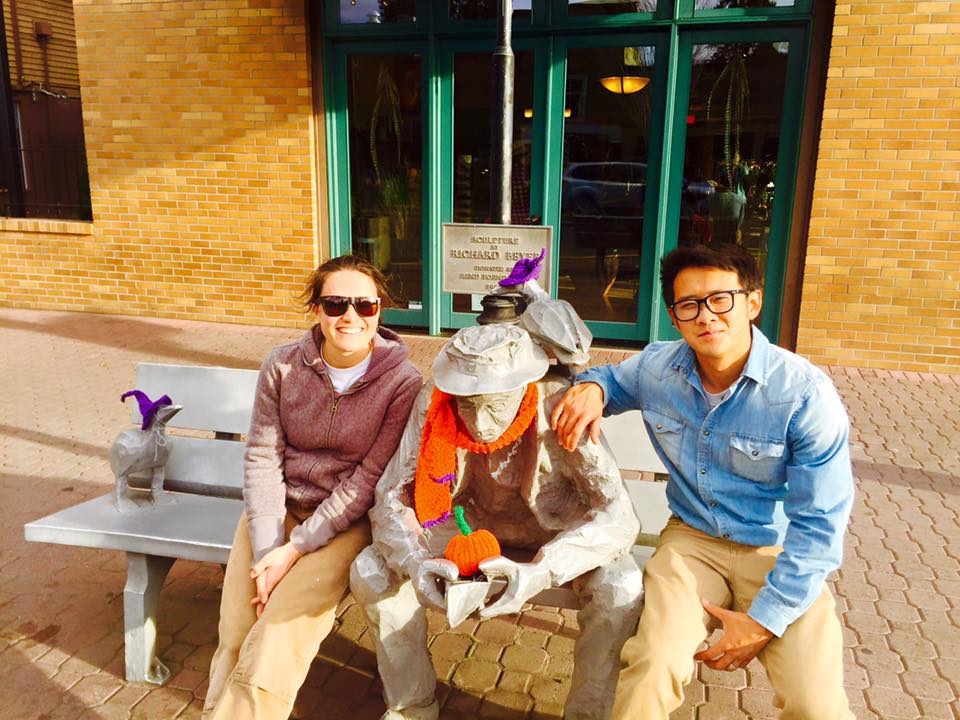 Bend is the kind of place where halloween-themed guerilla knitting happens. 