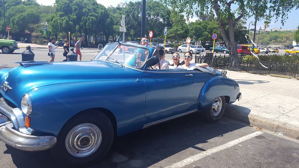 A classy ride for a classy bunch of ladies.