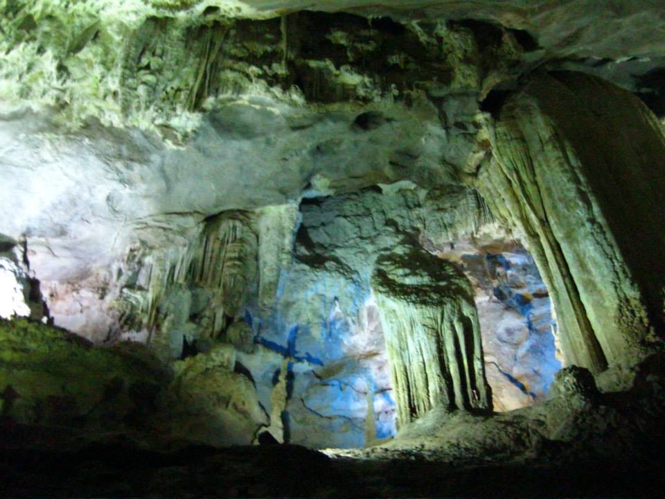 After a while in the boat, we got to a part that we could walk around. 