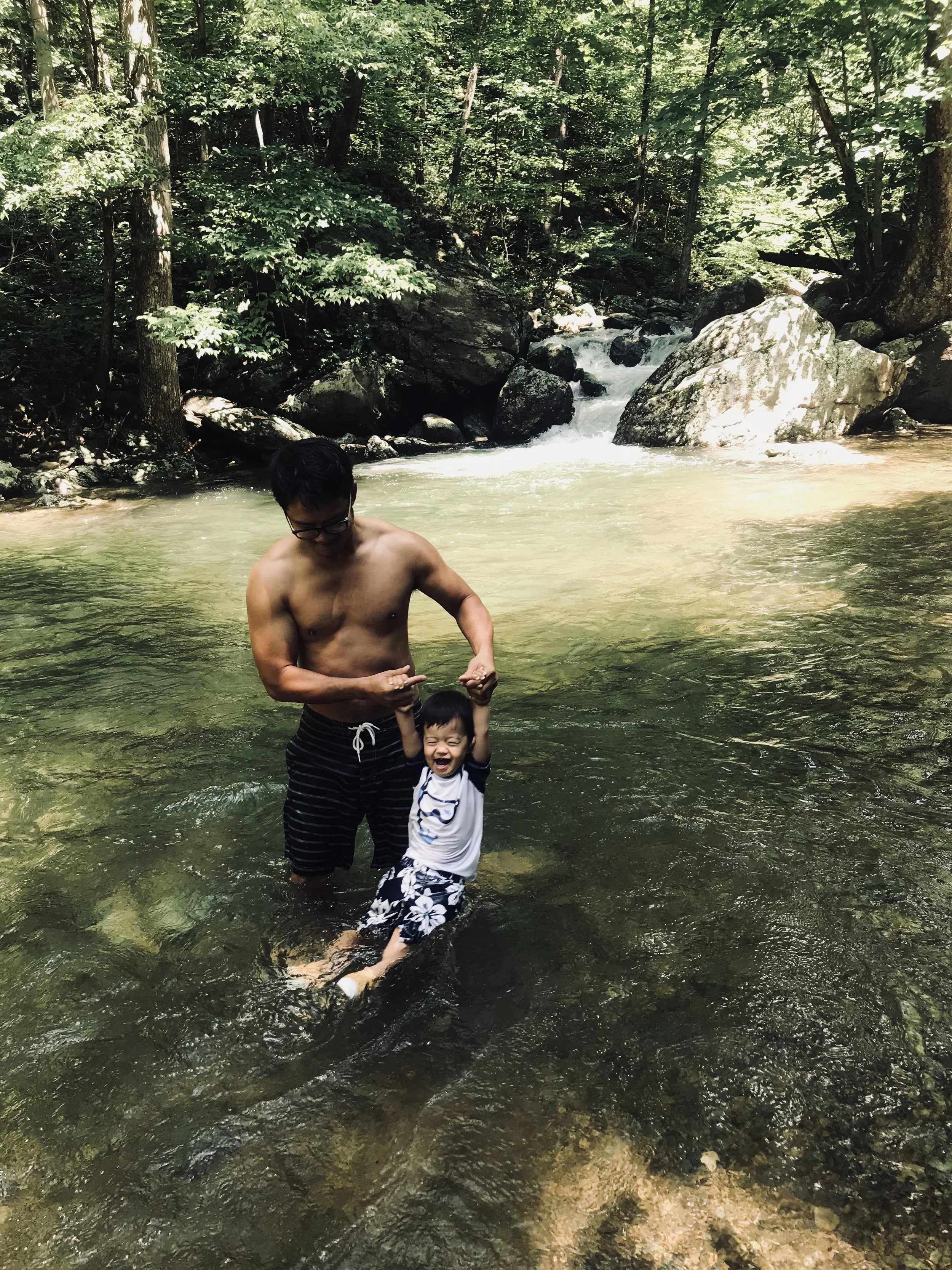 Warning - your toddler will want to stay at this swimming hole all day.