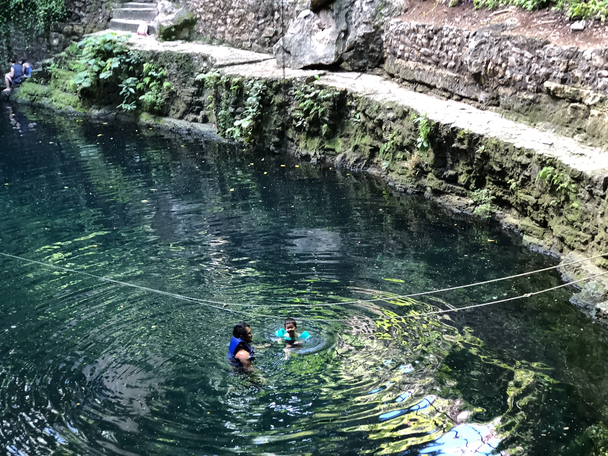 We had fun swimming here for about an hour and a half.