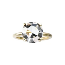 Rock Crystal Margaret Ring