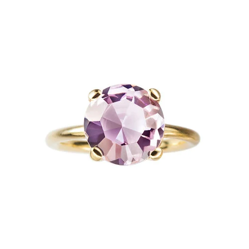 Pink Amethyst Margaret Ring