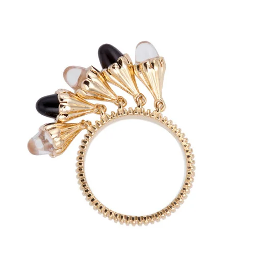 Rock Crystal and Black onyx