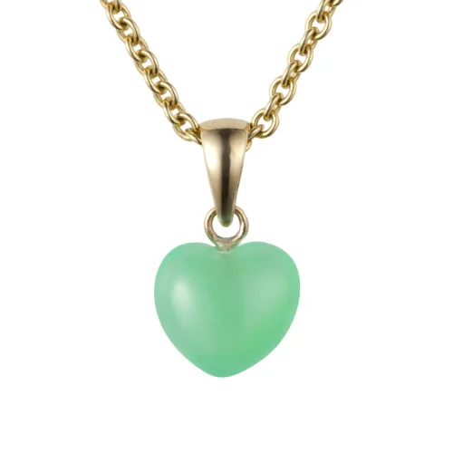 Chrysoprase Heart 