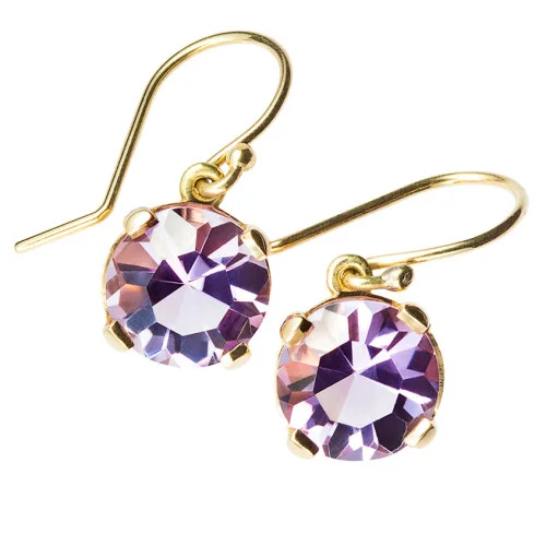 Pink Amethyst Margaret Earrings