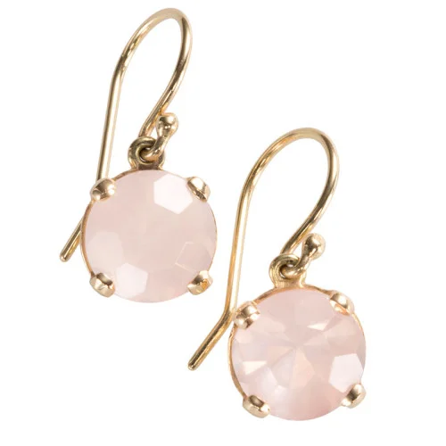 Rose Quartz Margaret Earrings