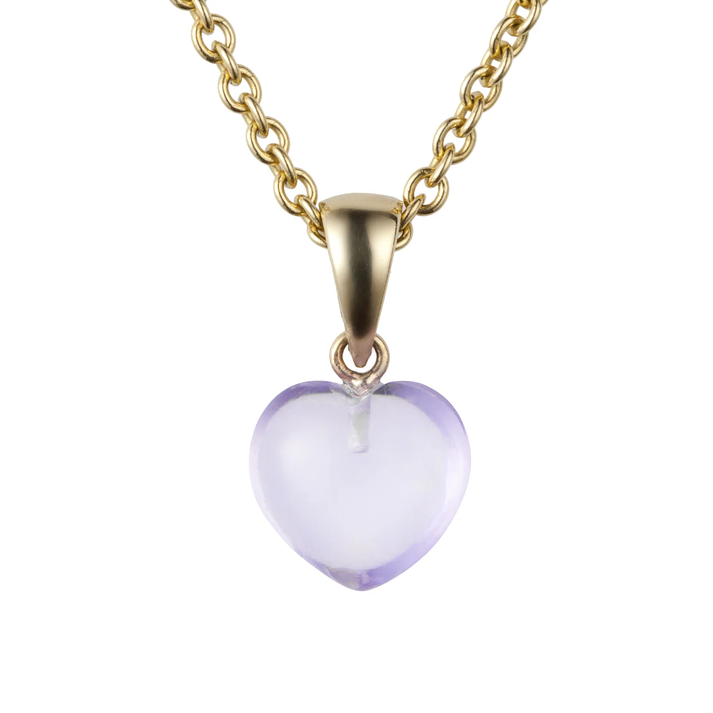 Pink Amethyst Heart 