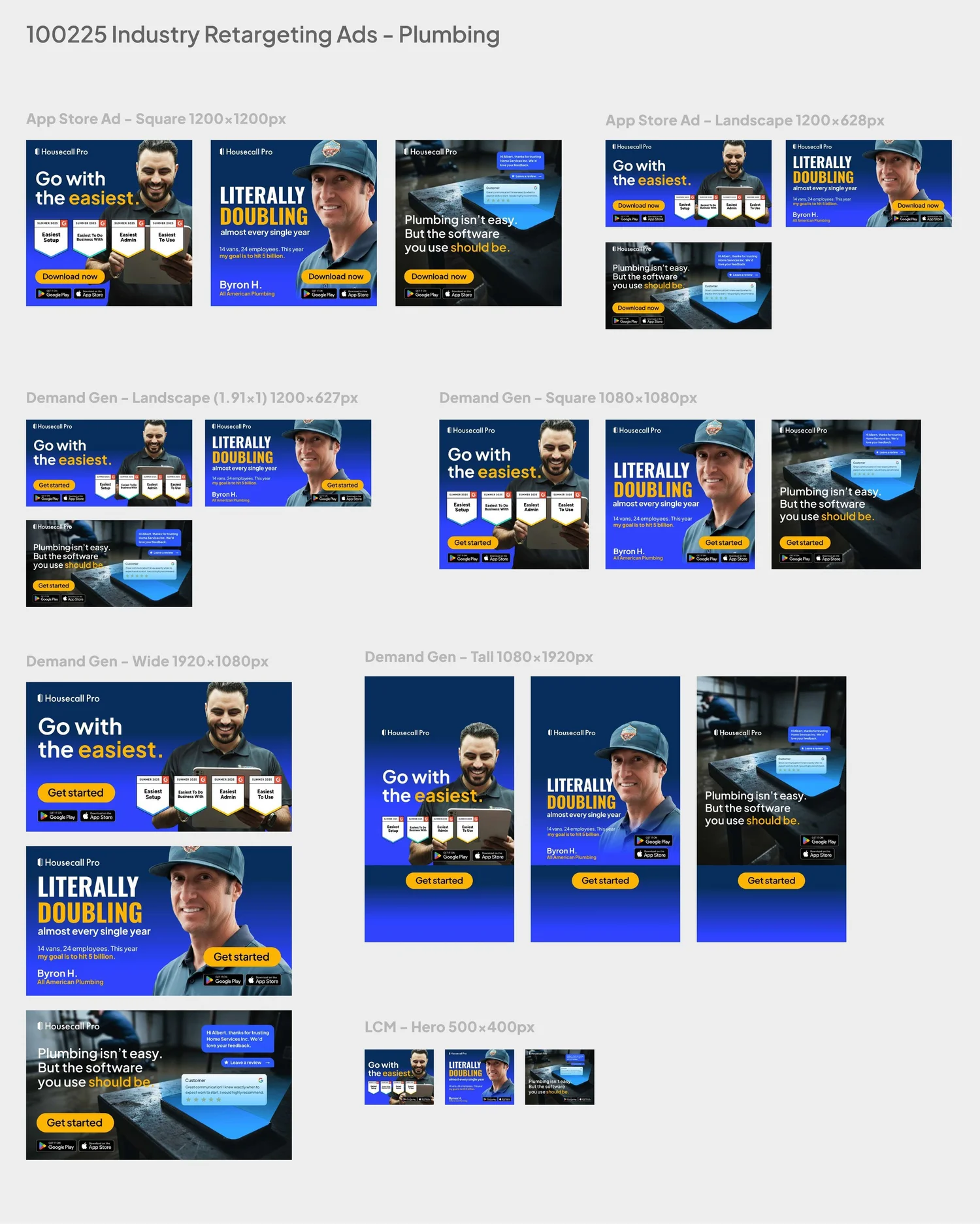 Housecall Pro plumbing paid campaign
