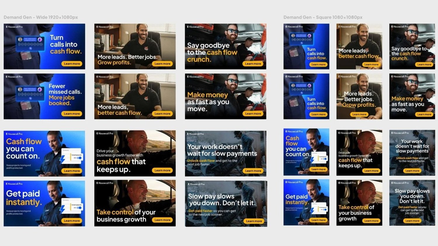 Housecall Pro cash flow paid campaign preview