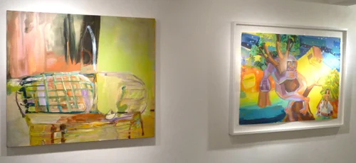 Ashley Garrett and Judith Linhares in Home Turf , Brian Morris Gallery, NY