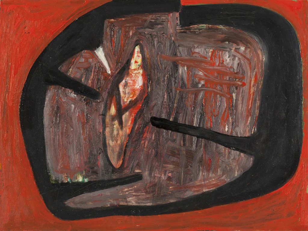 Soul Talk, 2014, oil on wood, 48 x 64 inches. Courtesy the artist.