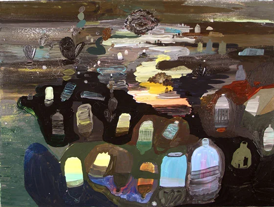 Pearl City Study, 2007, acrylic on canvas, 30 x 40 in. Photo by Tim Davis and Pete Mauney, courtesy the artist.