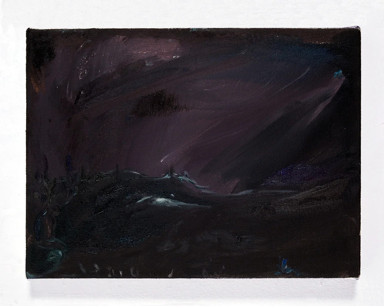 Prayer , 2016, oil on canvas, 9 x 12 in.