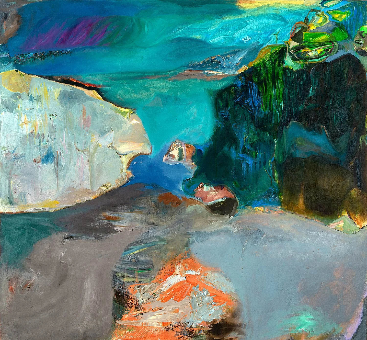 Sossusvlei 2016 oil on canvas 50 x 54 in.