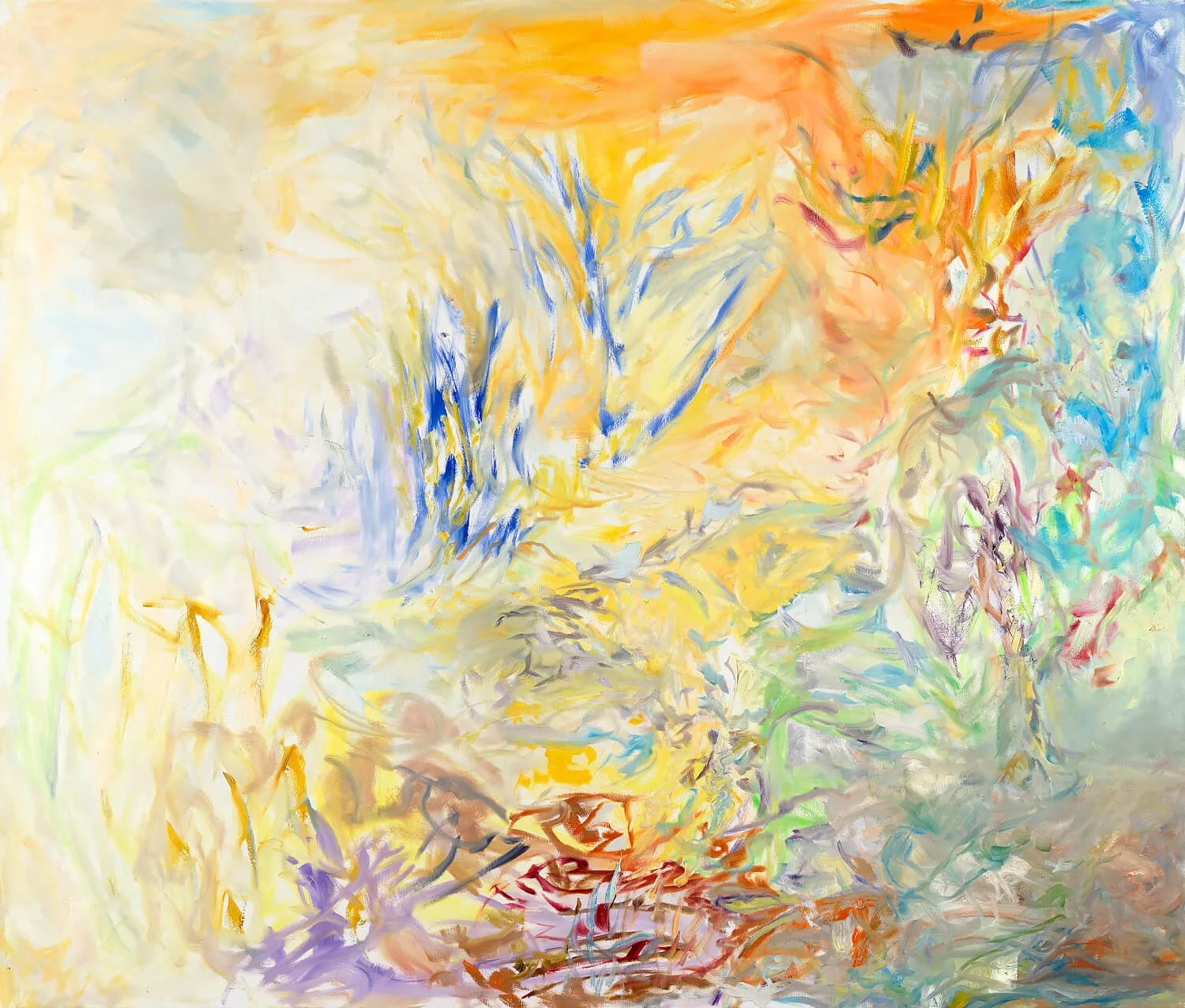 Constellation 2025 oil on canvas 68 × 80 inches