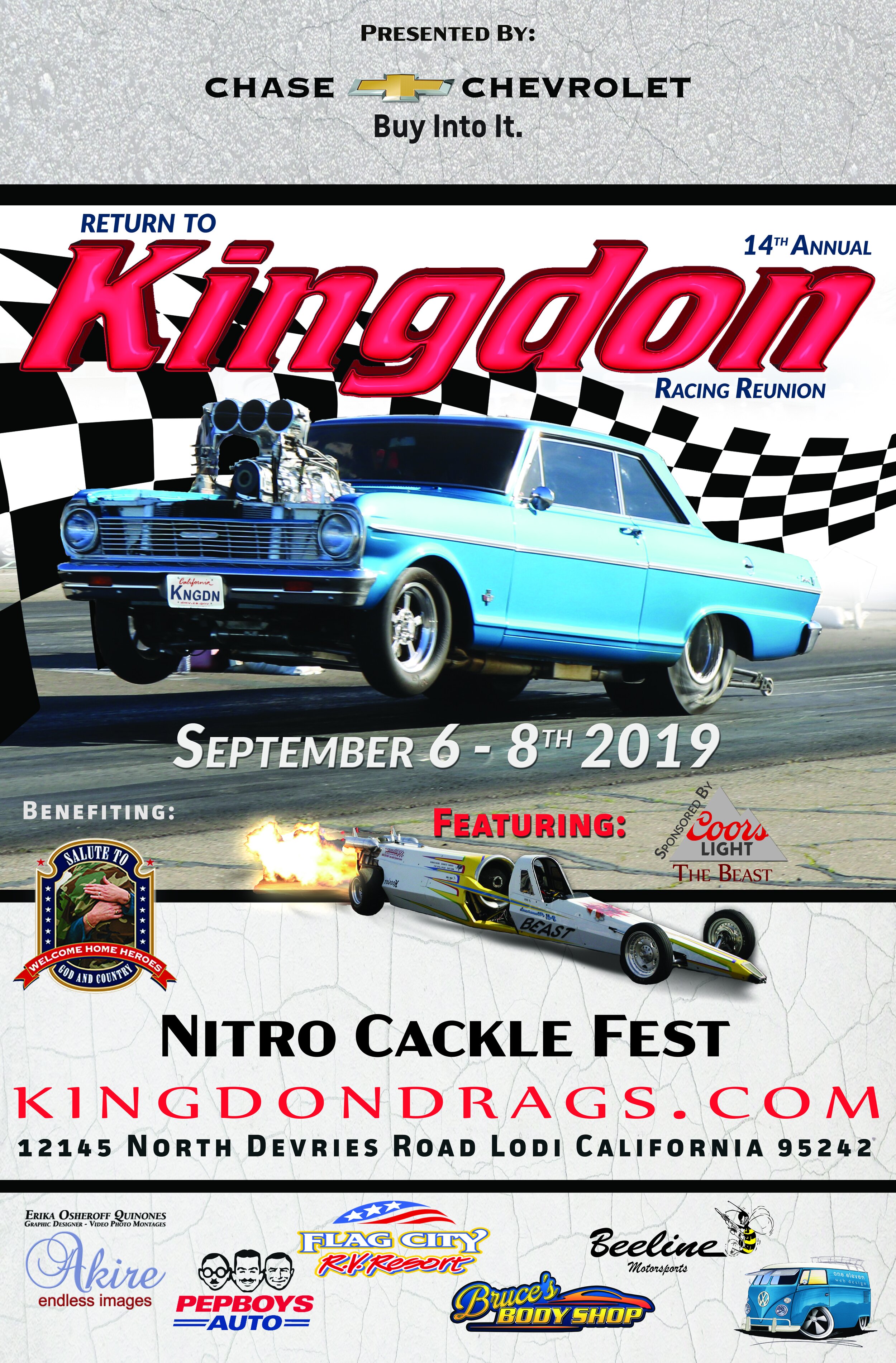  2019 Kingdon Drags September Event Poster   