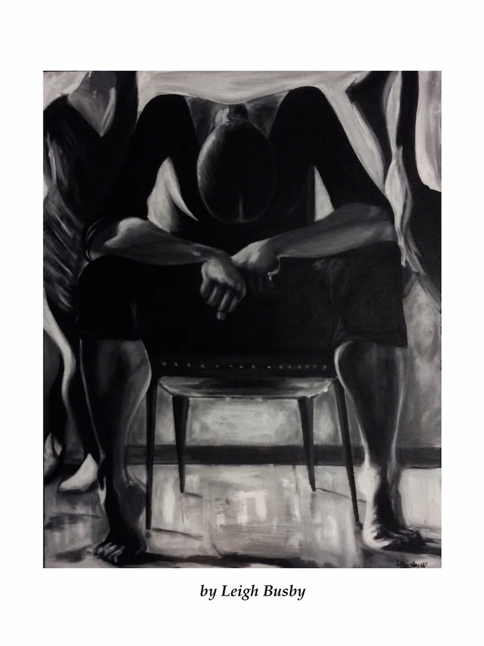 Spent . Acrylic on canvas. Courtesy of the artist. 