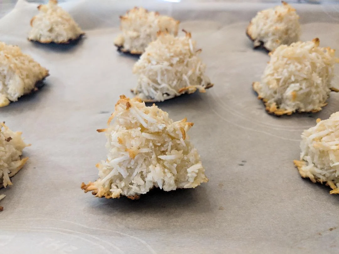 Coconut and Chocolate Macaroons