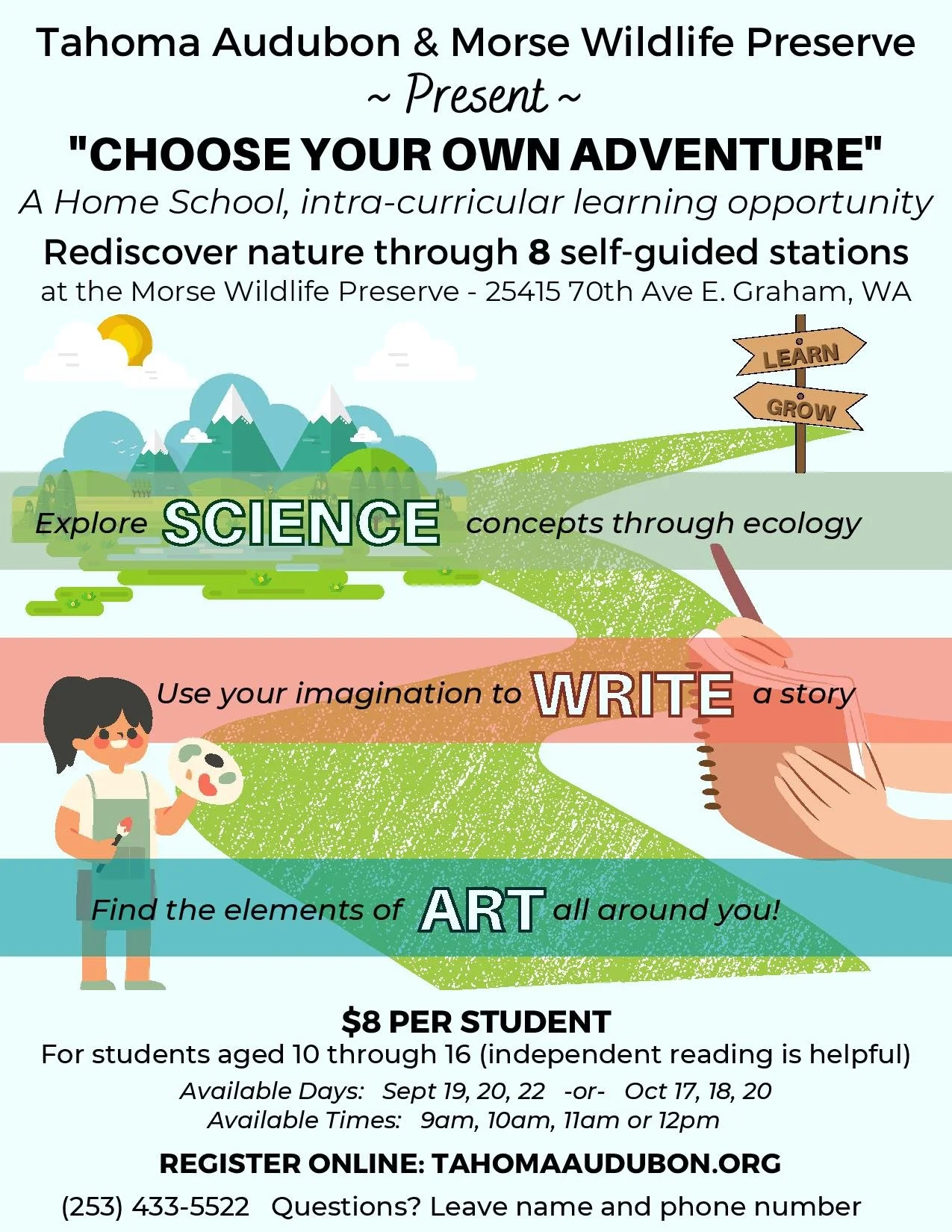 Homeschool and Group Education — Tahoma Audubon Society
