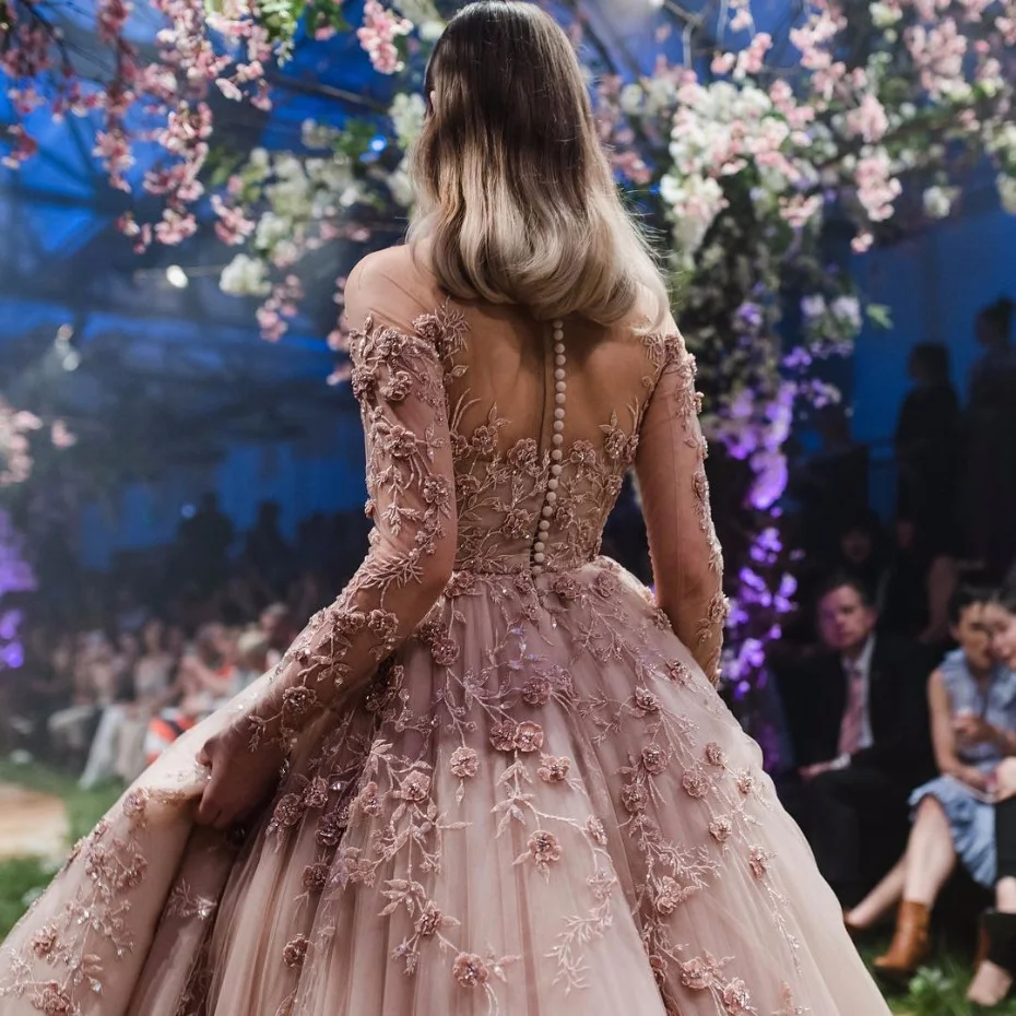 Ball Gown Kleinfeld Floral Bridesmaid Dresses Ball Gown Kleinfeld