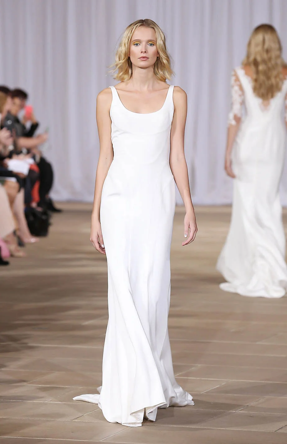 Silk Crepe Wedding Dress by Ines Di Santo - Perfect for Destination Wedding with a Royal Look
