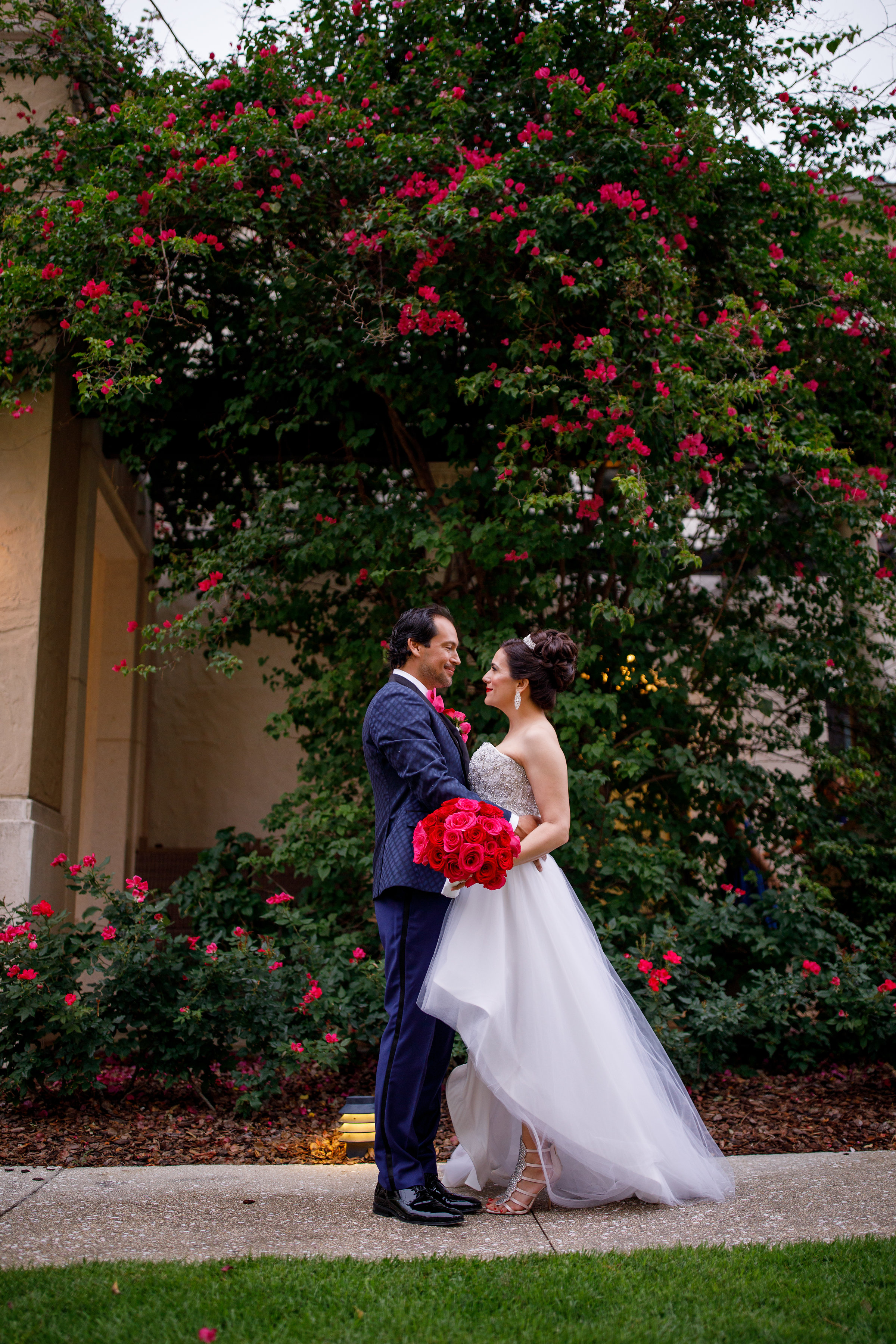 high low wedding gown
