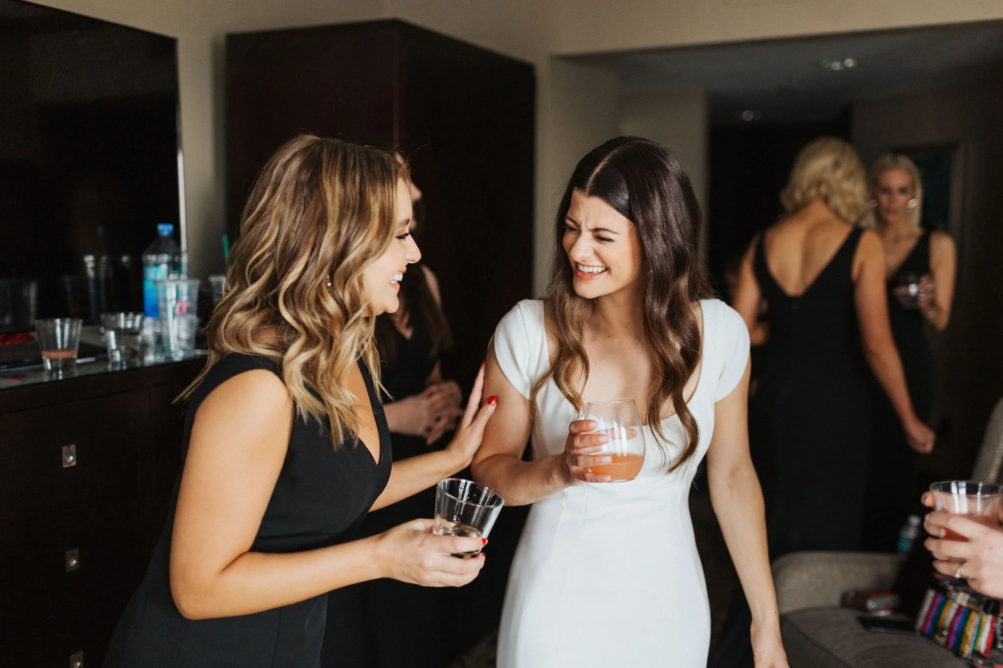 bridesmaids ines di santo real bride grand bohemian wedding