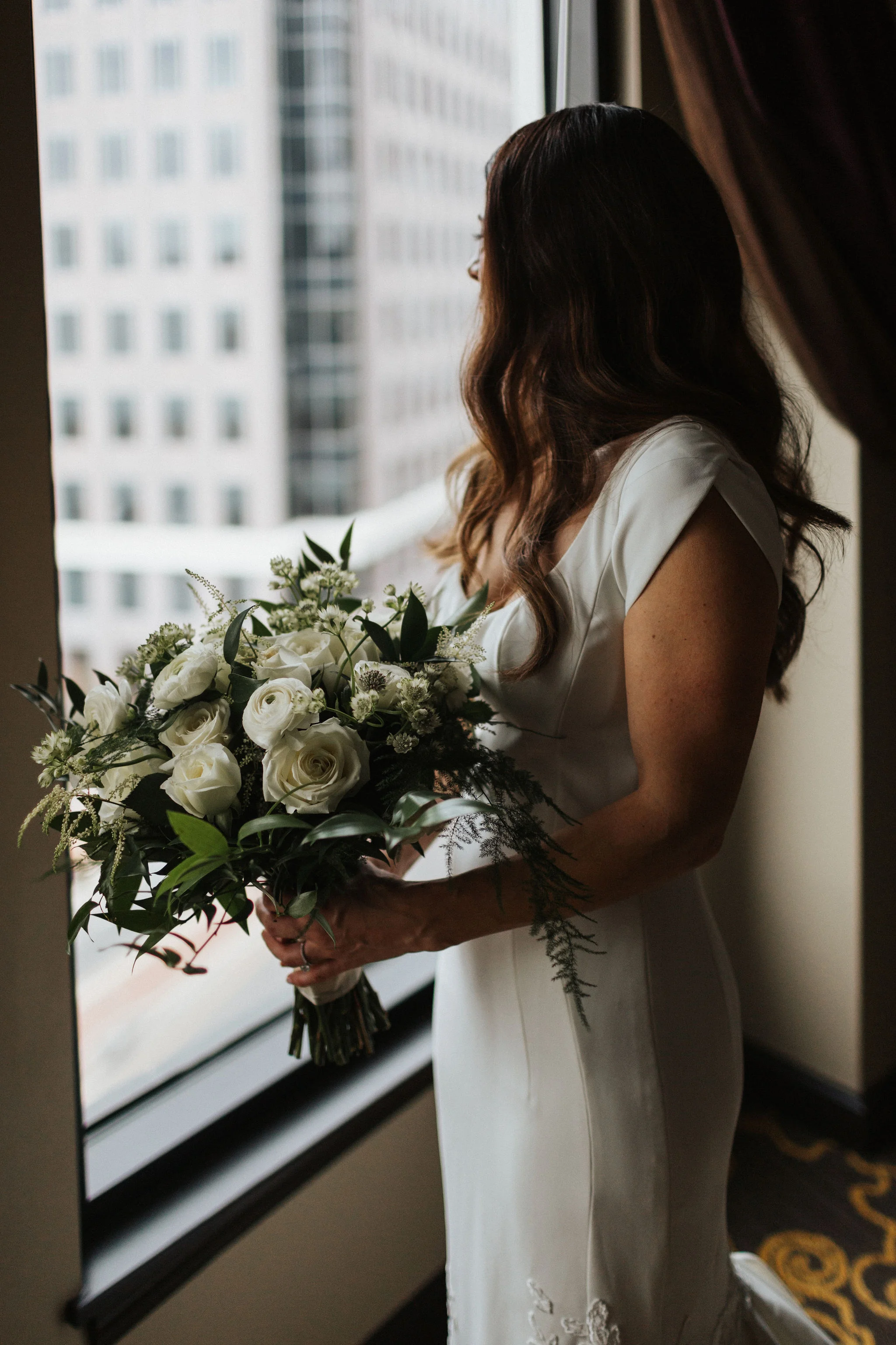 ines di santo carter gown downtown orlando luxury wedding