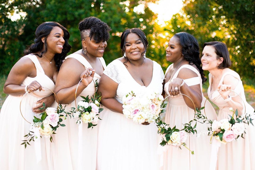 beaded bridesmaid dresses