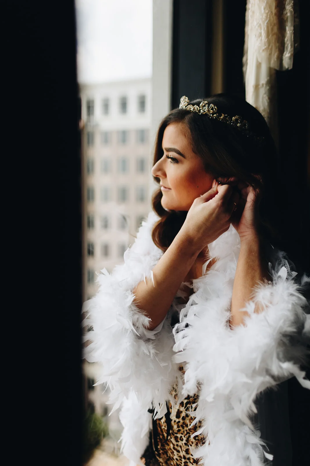 Maria Elena headpieces gold crown