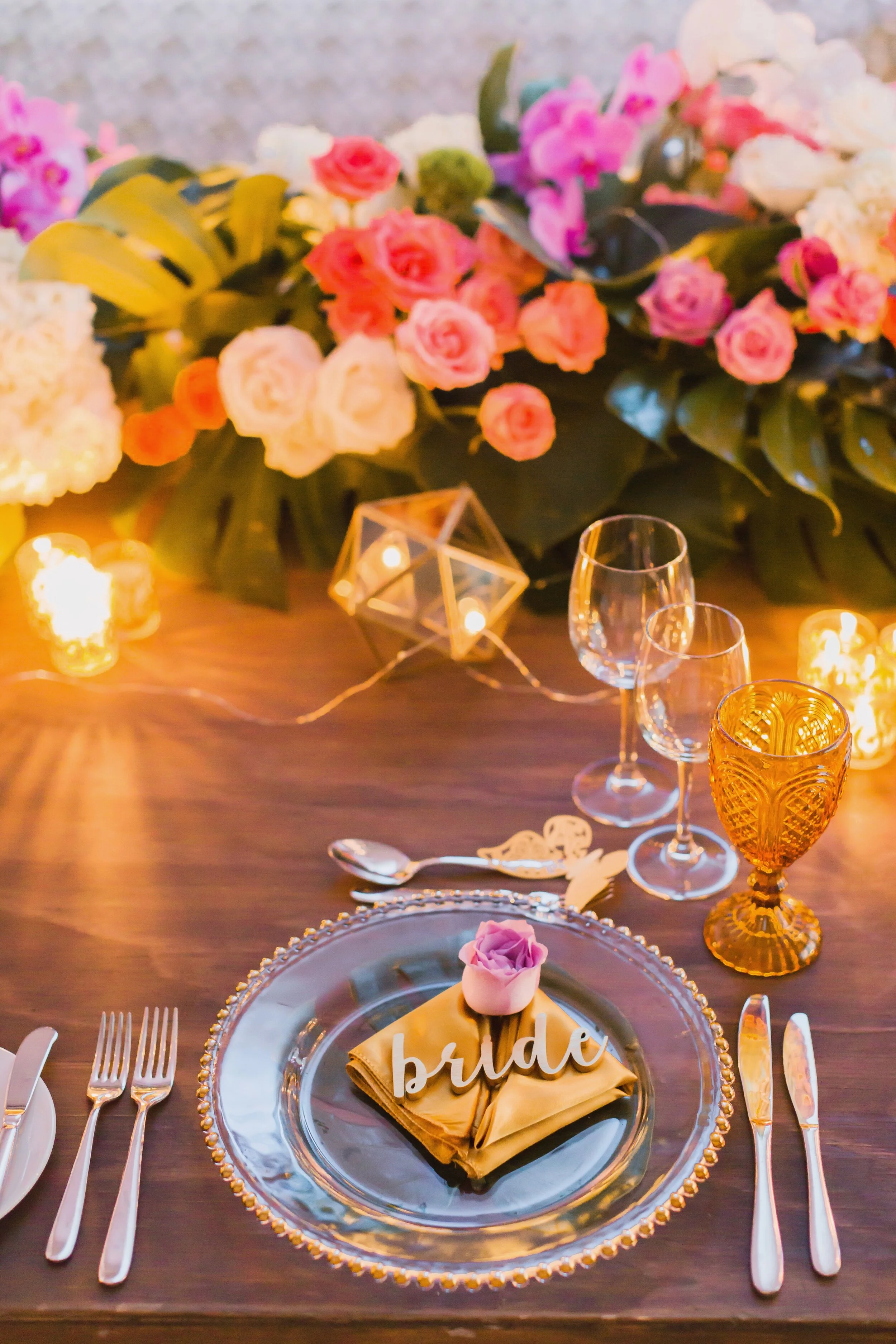 table setting at nizcu resort in cancun mexico