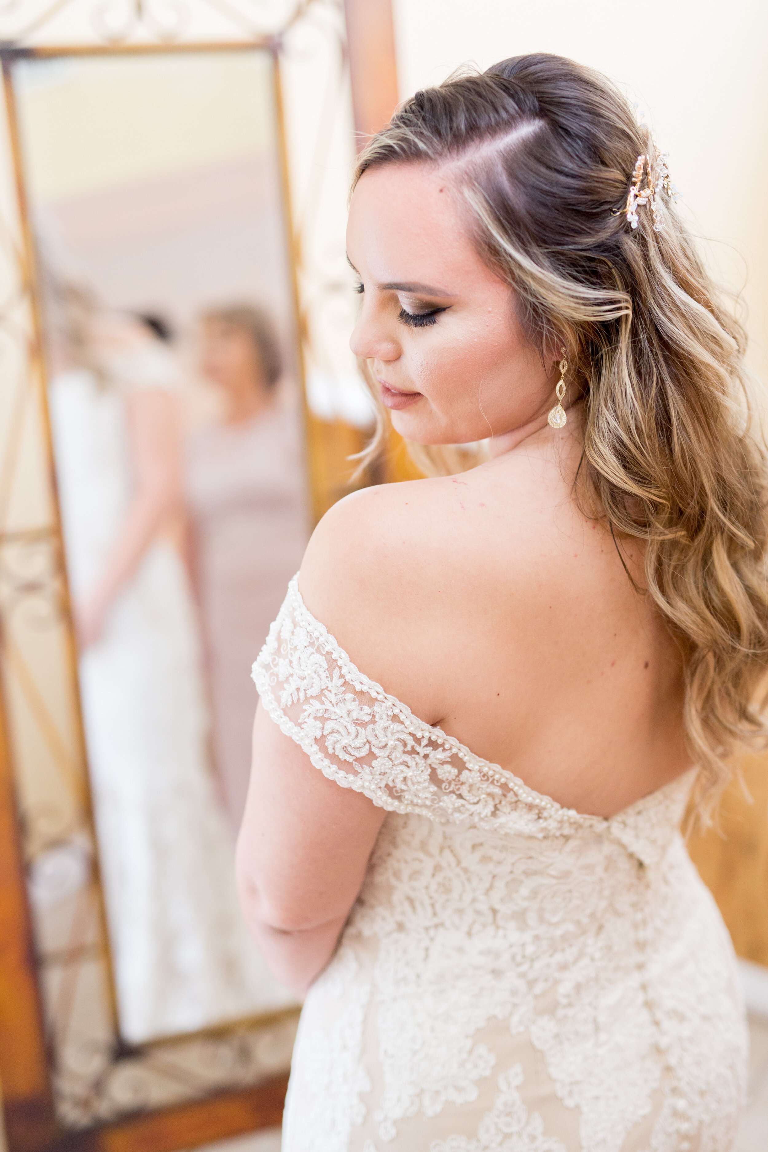 A Paradise Cove Wedding for Real Bride, Andrea, Wearing