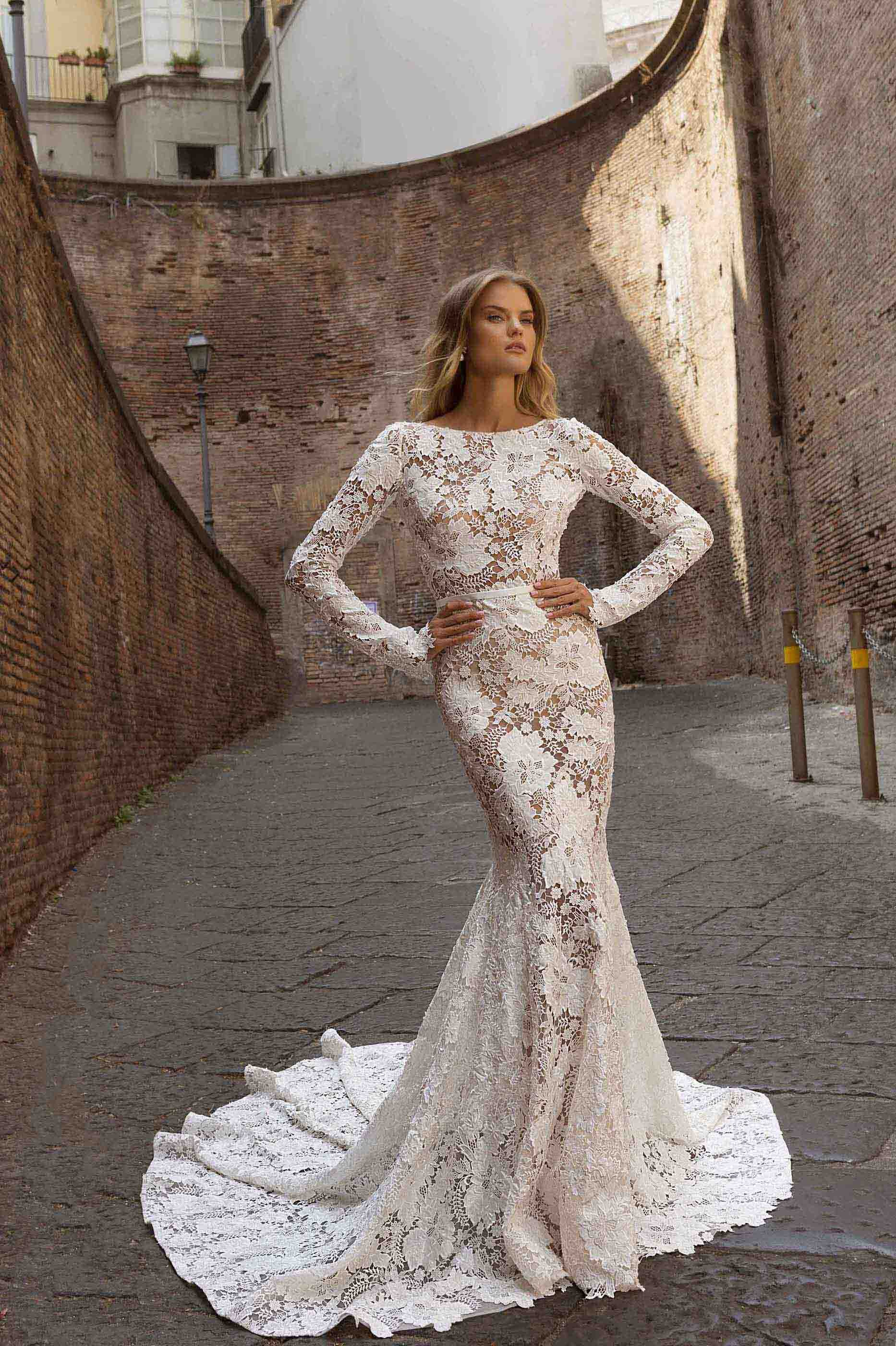 Sweetheart Lace Wedding Dress Mermaid Style – loveangeldress
