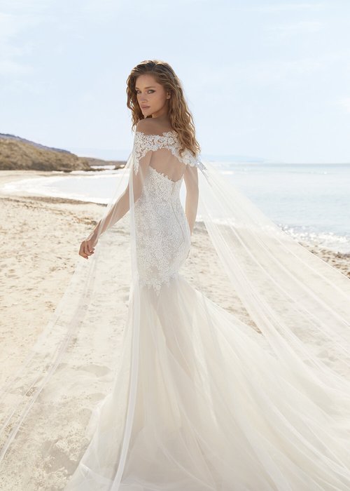 navy blue dress for baby girl 17 Dresses from the 2021 Fall/Winter Bridal Collections main image 1