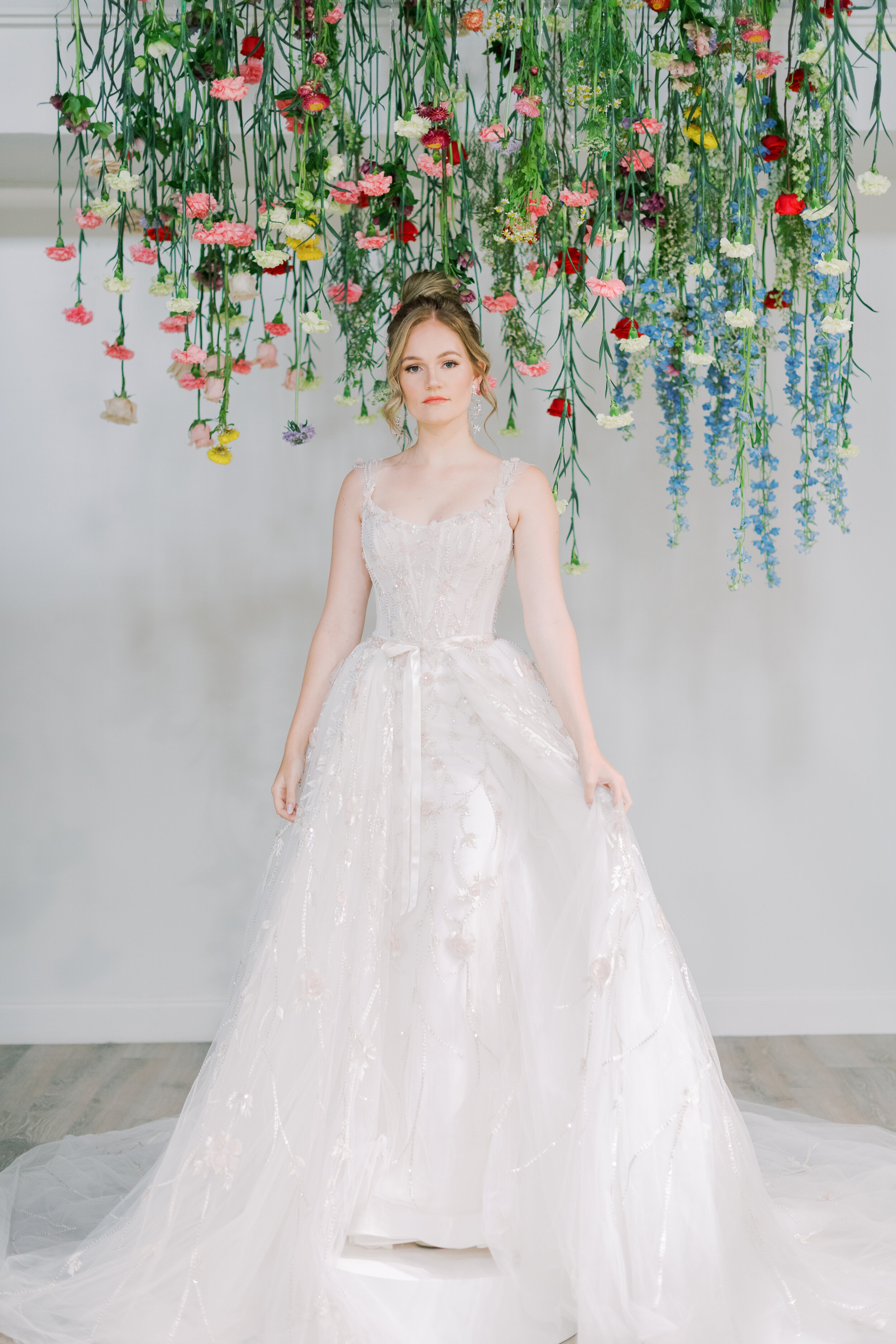 A Floral Art Exhibit | Ines Di Santo Spring 2021 Collection | The ...