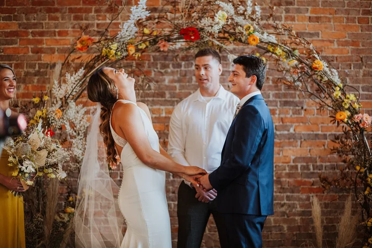 Yellow and Gray Wedding at Cavu in Tampa, Florida | The Bridal Finery