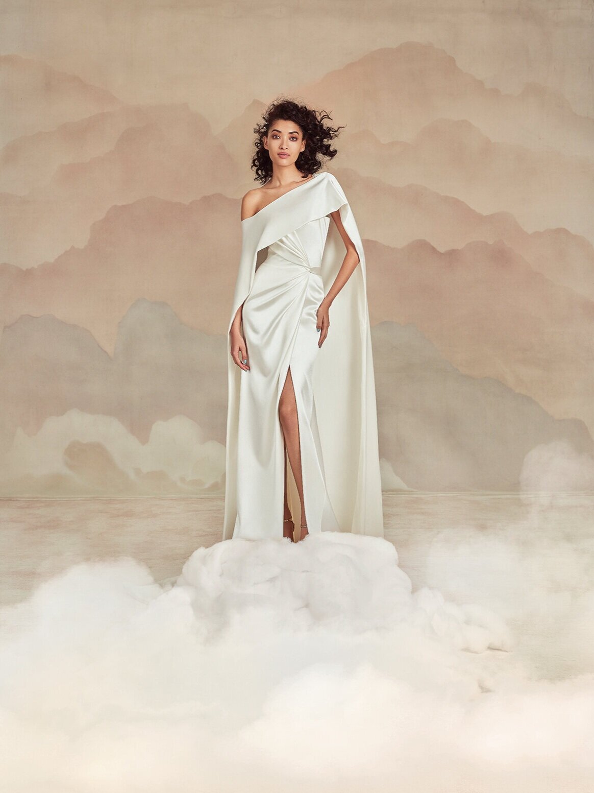 Anaisa Ines Di Santo dress with a slit