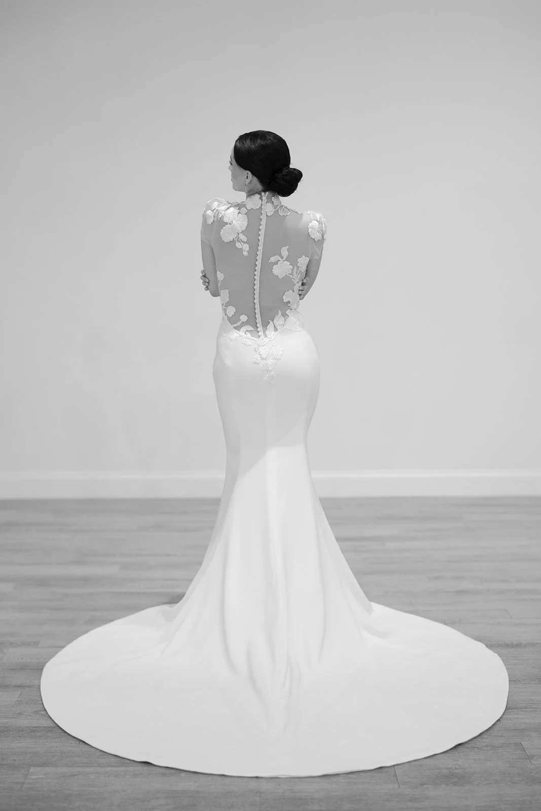 Wedding Dress with Buttons on Back