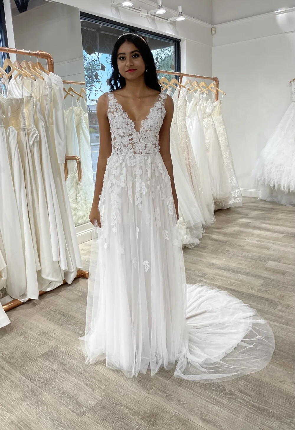 Elodie by Ines Di Santo Available For Off The Rack | The Bridal Finery Elodie by Ines Di Santo Available For Off The Rack | The Bridal Finery