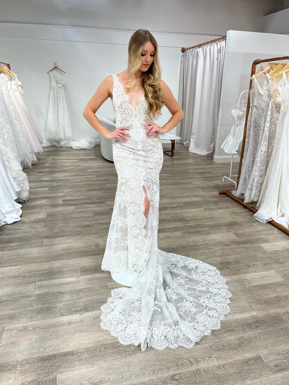 Regina by Monique Lhuillier Available for Off The Rack | The Bridal Finery