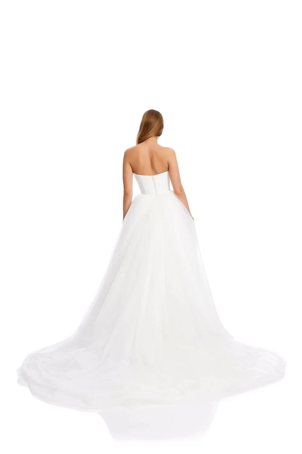 sleeveless denim mini dress Nude Champagne Wedding Dress with Sleeves main image 0