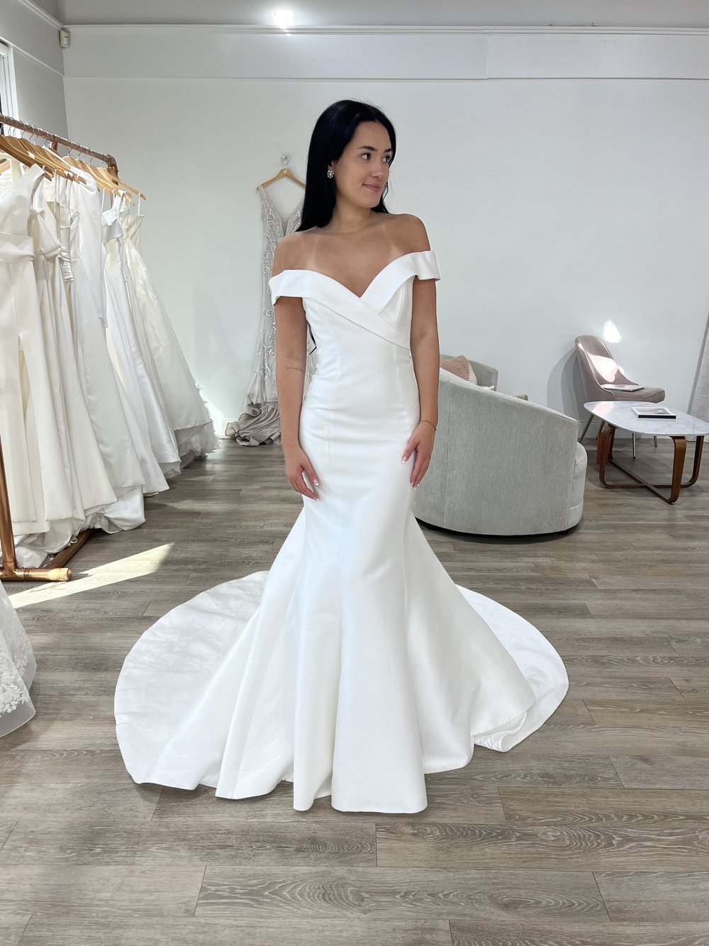 Liu Ines Di Santo Wedding Dress Available for Off the Rack | The Bridal Finery Liu Ines Di Santo Wedding Dress Available for Off the Rack | The Bridal Finery
