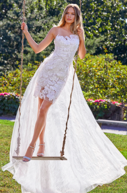 wedding reception dress for bride