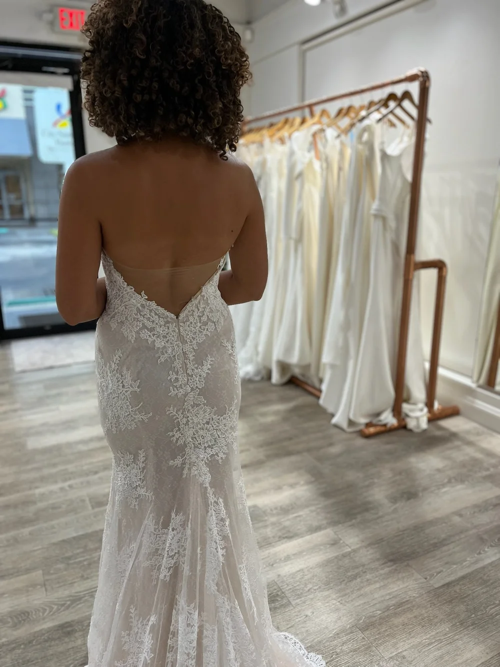 lace off shoulder bridesmaid dress Women's Off Shoulder Lace Party Dresses Bridesmaid Dresses – Punk Design main image 1