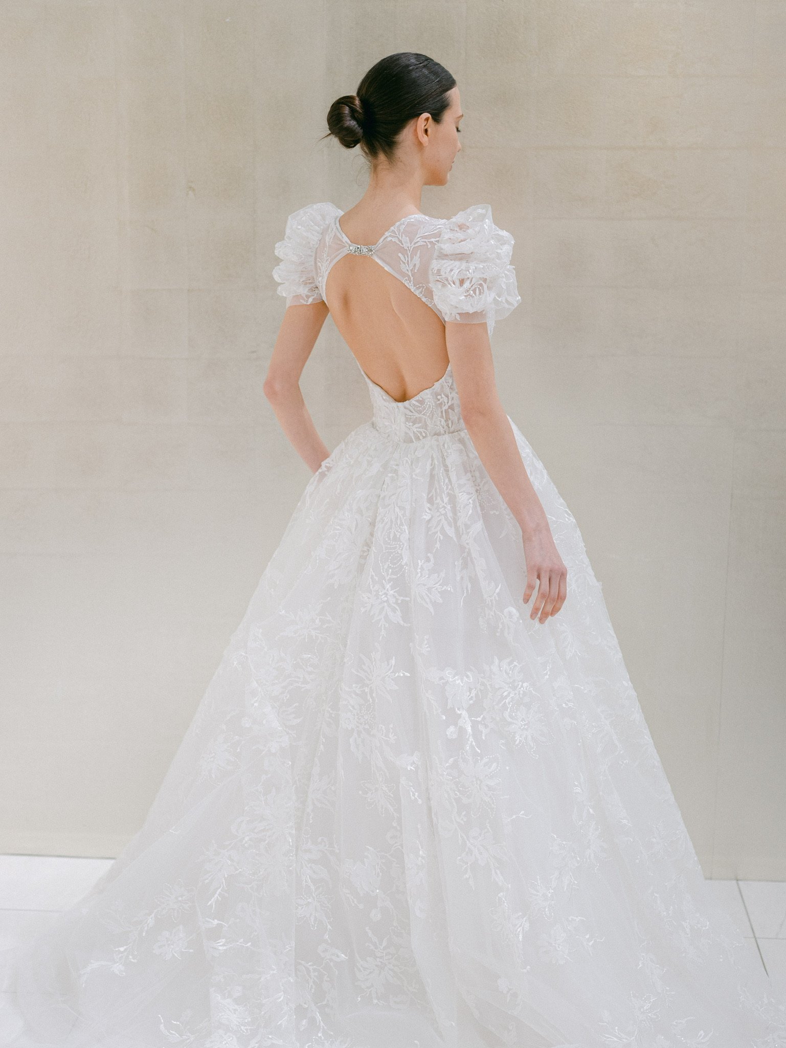 Lace Dress with Open Back