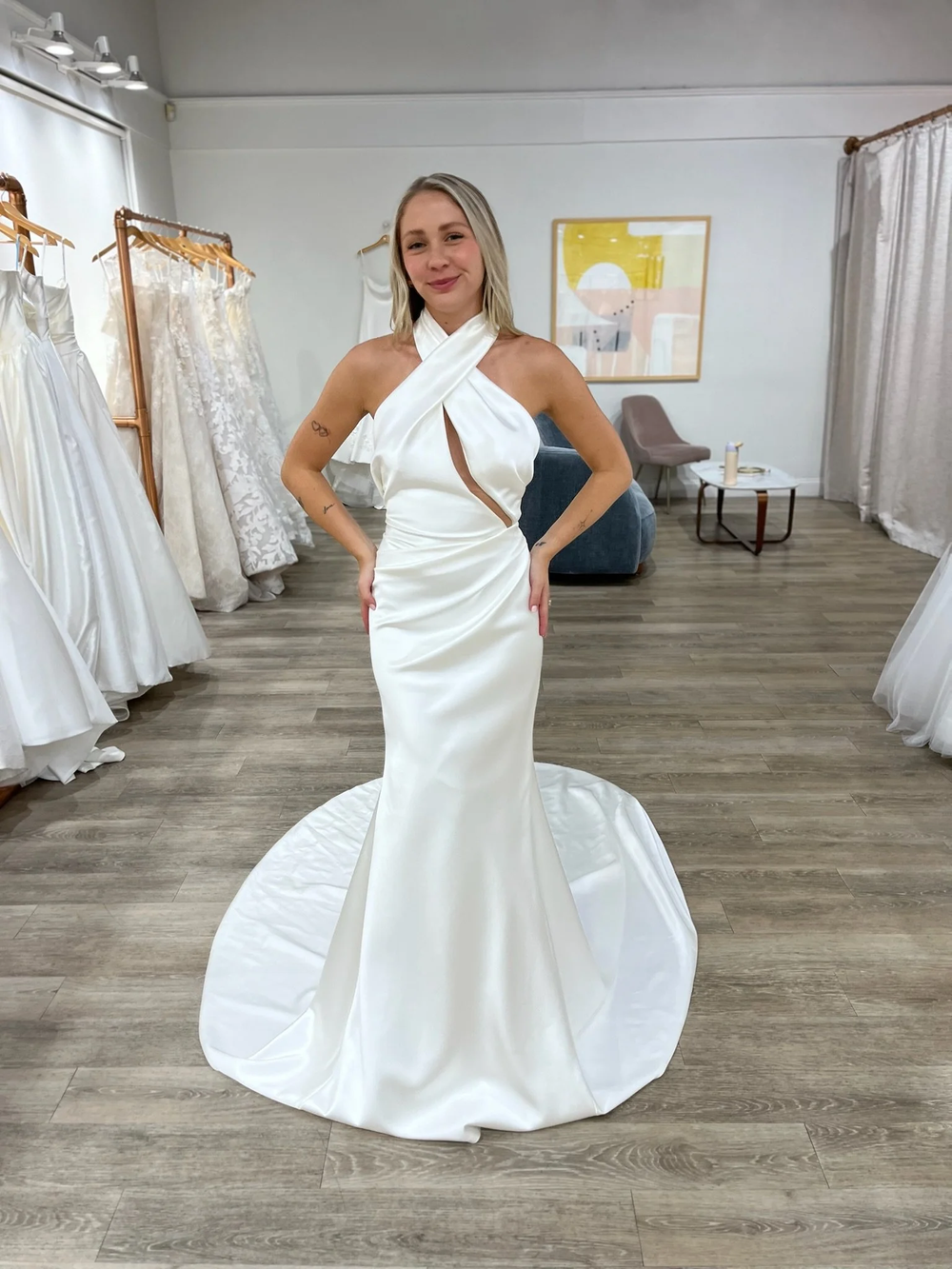 princess polly baby blue dress Ida Ines Di Santo Wedding Dress Available for Off the Rack